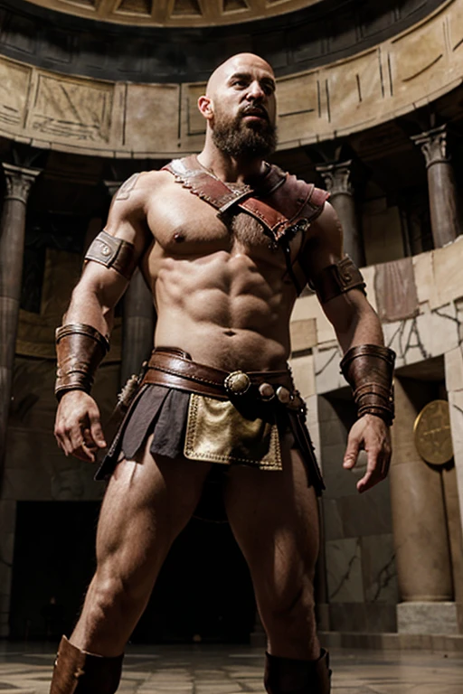 Kratos in pantheon armor 