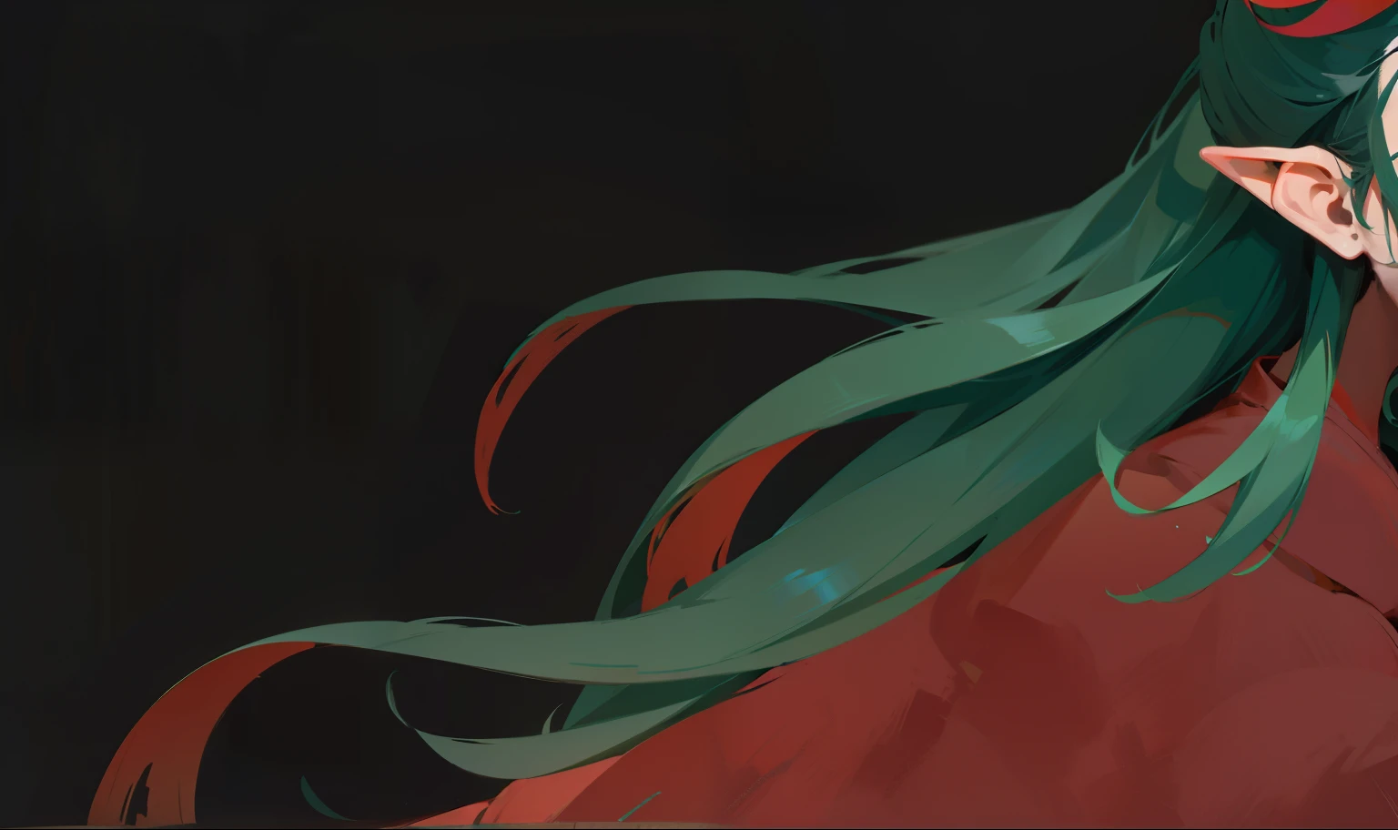 Ancient style hair detail texture