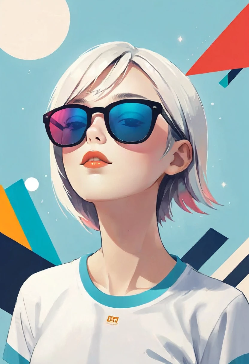 best quality,4k,8k,highres,masterpiece:1.2,ultra-detailed,realistic,photorealistic:1.37,t-shirt design,digital art by Malika Favre,elegant seal with sunglasses,shutterstock contest winner,logo art,artwork,angular,vivid colors,bokeh,illustration-style,modern,eye-catching pose,striking composition,sleek lines,contrast lighting,cool color palette,precise details,creative design,highly stylized,attention-grabbing concept,artistic vision,unique pattern,abstract elements,geometric shapes,playful interpretation,sophisticated aesthetic,crisp lines,dynamic movement,expressive strokes,fluid shapes,textured background,eye-catching typography,artistic flair