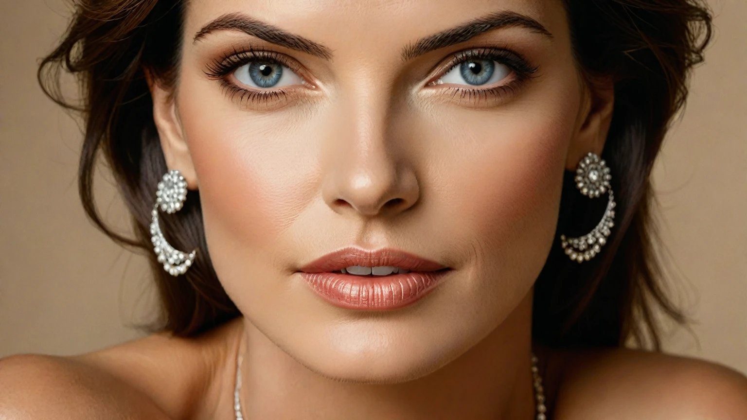 a beautiful woman, photorealistic portrait of terry farrell, detailed facial features, beautiful detailed eyes, beautiful detailed lips, extremely detailed eyes and face, longeyelashes, gorgeous skin, flawless makeup, elegant expression, serene look, natural lighting, warm color palette, film grain, cinematic style, masterpiece, best quality, 8k, hyperdetailed