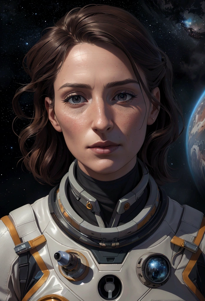 (best quality, 4K, high resolution, Artwork:1.2), (realistic, photorealistic, photorealistic:1.37), astronaut falling in space, in the background we have a black hole and some stars, science fiction, Retro-futuristic technology, Starry fog, exploration, adventure, mystery, Galactic environment, exalted, Interstellar travel, dramatic contrast, distant planets, Majestic face, Sci-fi fashion, smoke and fog effects, contrasting textures, timeless beauty