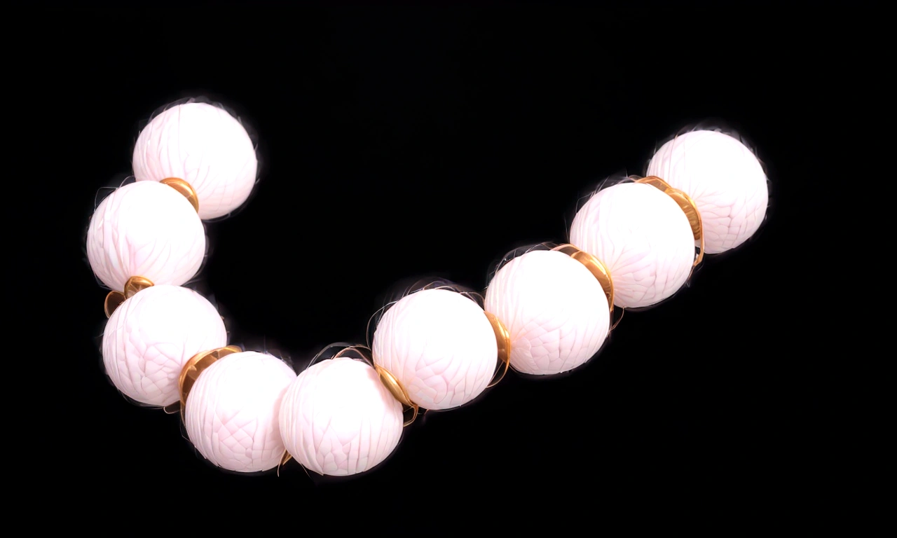 A string of pearls, Game assets, 3d,Strong texture,3d,HD,8K