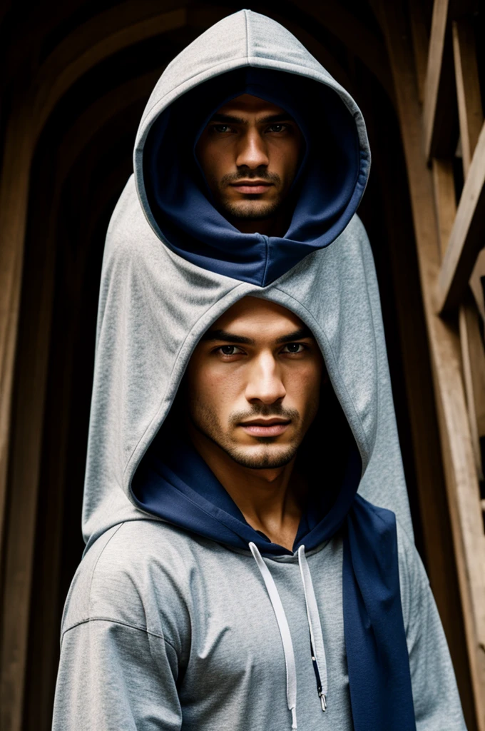 Hooded man