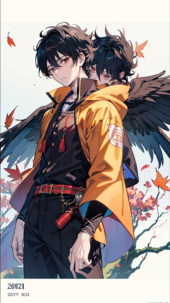 Anime boy stands in front of a tree with leaves., anime cover, Unknown art style, anime style hyper detailed, anime style, Handsome man in the art of killing demons, 2 0 2 4 anime style, 2024 anime style, clean detailed anime style, anime style, Kentaro Miura style, Kentaro Miura's Style!!!! 8K clarity