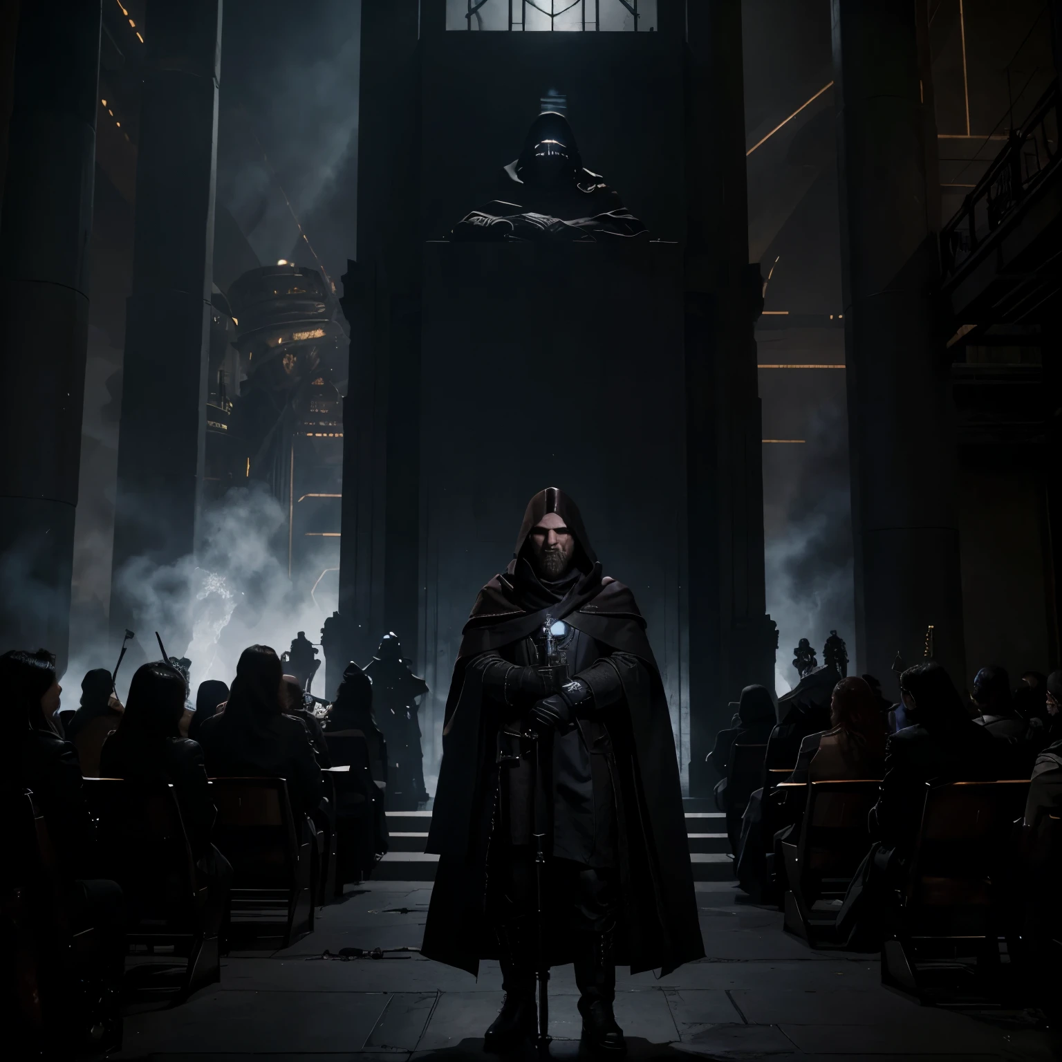 In the wake of the Rift, a shadowy cabal of sorcerer-industrialists seized the opportunity to usurp power. Using dark magic and ruthless tactics, they eliminated the royal family and established a new order, imposing their will on the remnants of the kingdom. Eldaria, now a city of oppression and fear, became the heart of their dominion.