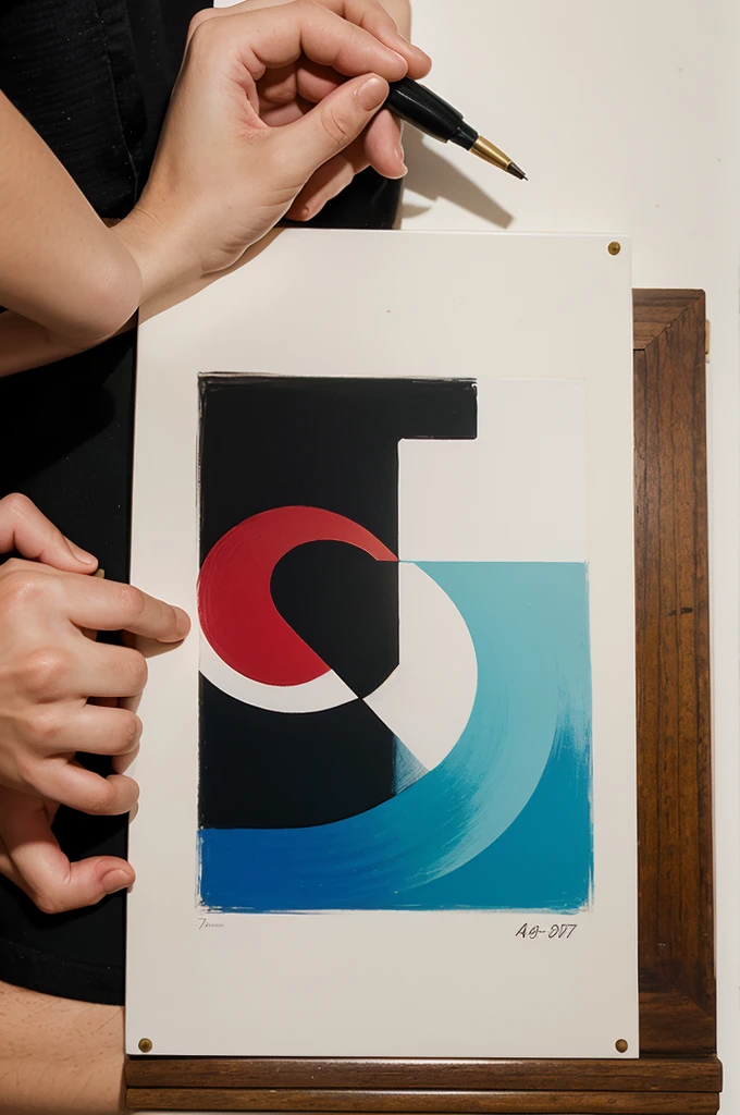 A logo for an art club that's new