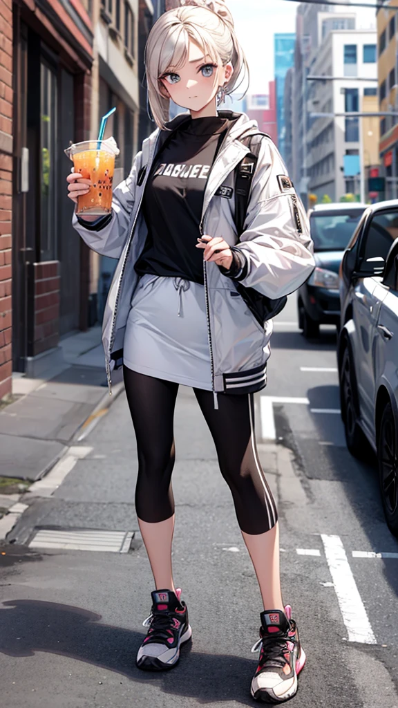 3D Rendering, Street fashion, Tapioca Drink, sneakers, E-book