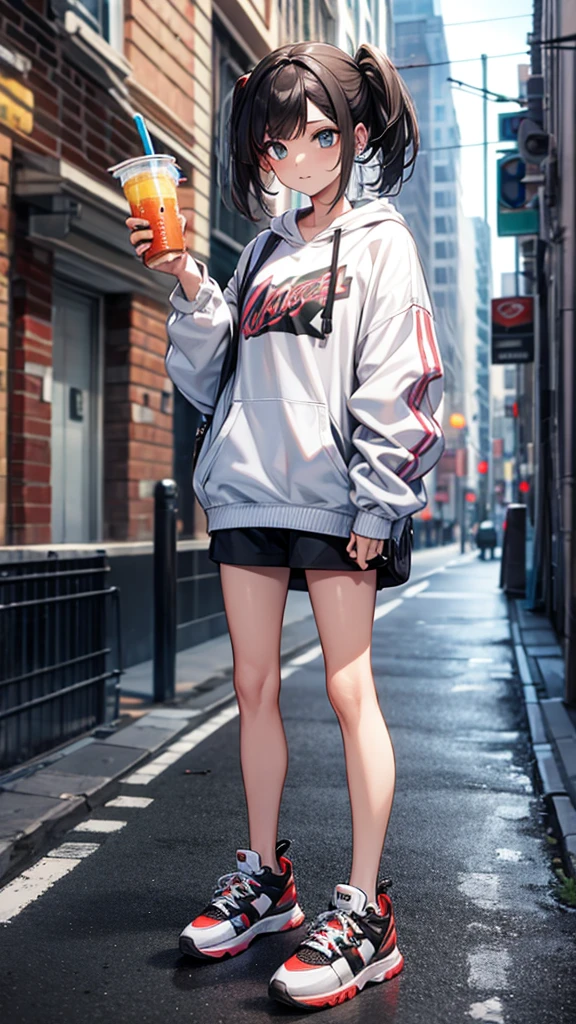  3D Rendering, Street fashion, Tapioca Drink, sneakers, E-book