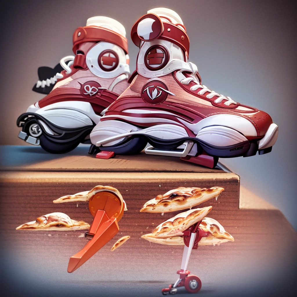 pizza-themed rollerskates