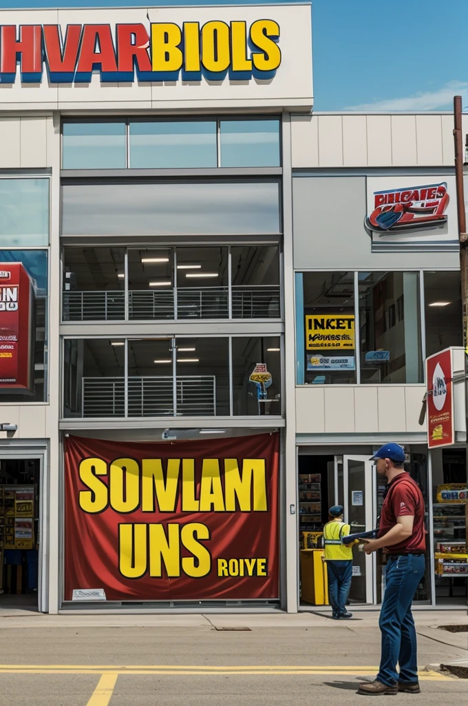 advertisement of a hardware store