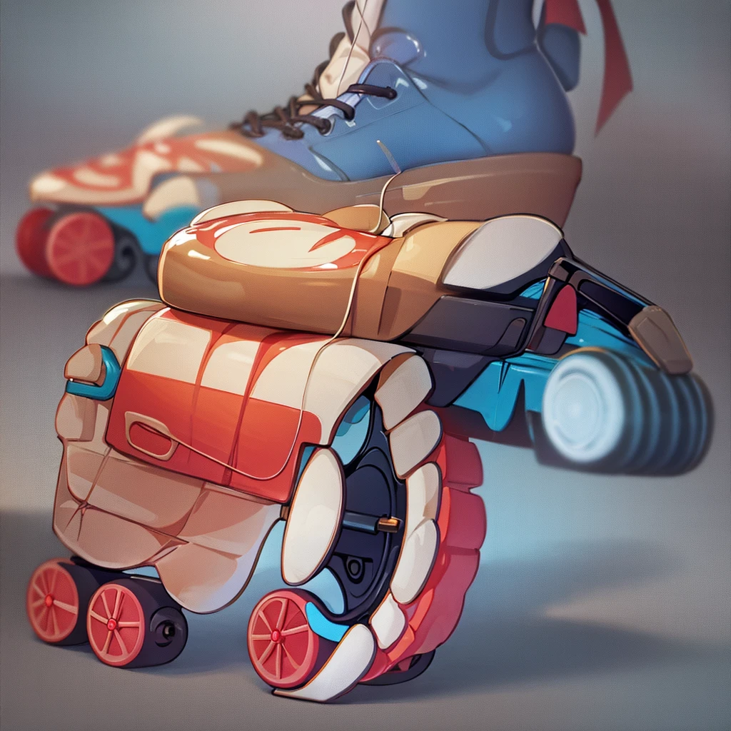 pizza-themed rollerskates