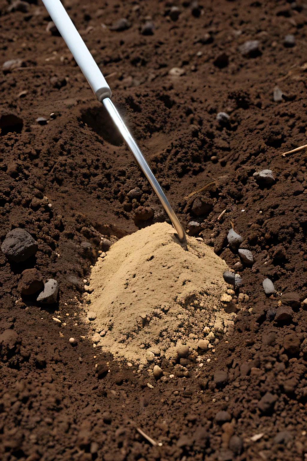 Check the pH and nutrient status of your soil using a soil test kit