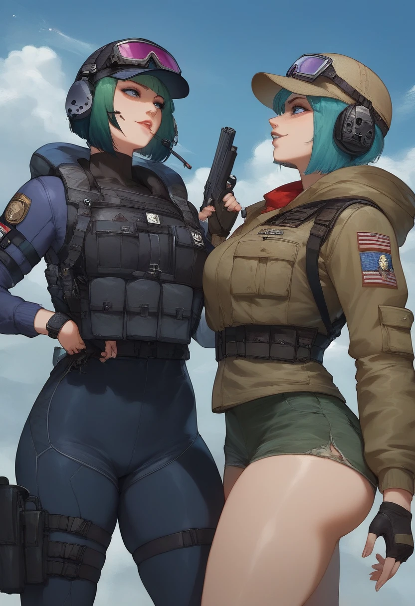 score_9,score_8_up,score_7_up,Ela, ela elite \(Rainbow Six Siege\),ela, ela \(Rainbow Six Siege\,a cartoon picture of a woman in a military outfit with a gun, digital art by senior character artist, pixiv, digital art, thicc, fullbody commission for, soldier girl, commission for high res, cushart kenz, mechanized soldier girl, infantry girl, military girl, oc commission, deviantart artstation cgscosiety, thicc build