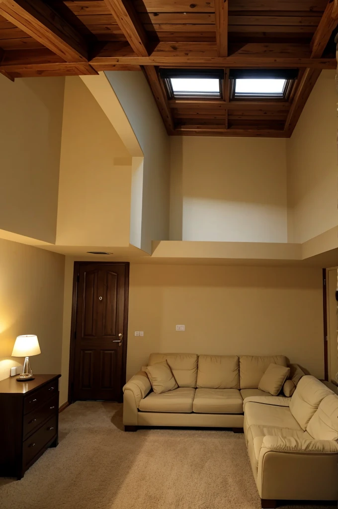 my room is above the living room