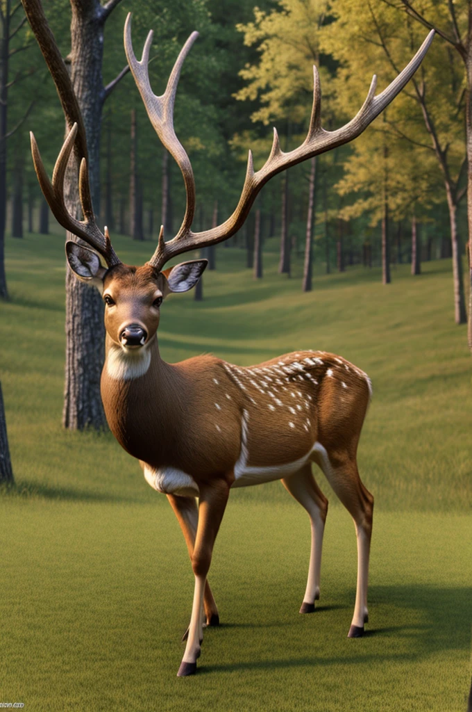 3d images of deer
