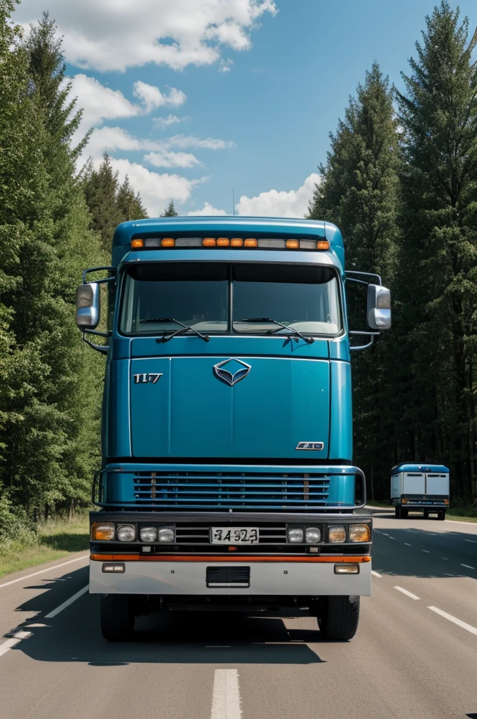 Tatra148 semitruck with trailer