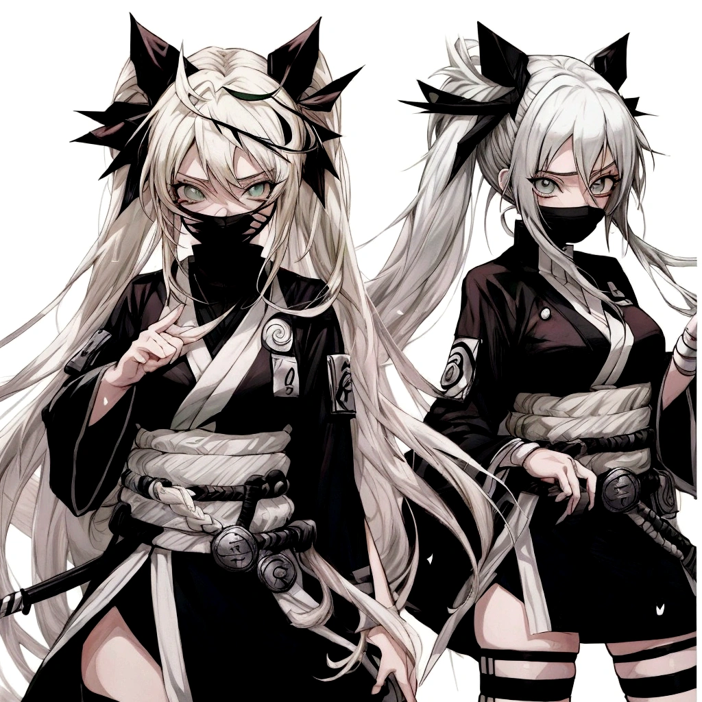 two garotas de anime with long hair and green konoha outfits, dos arknights, arknights, garotas de anime naruto, estilo mangá preto e branco, estilo anime naruto, very estilo anime naruto, estilo animed, japanese estilo anime naruto, estilo anime only, two beautiful garotas de anime, epic estilo anime, in estilo anime,naruto, estilo anime naruto, in japanese estilo anime naruto, beautiful estilo anime naruto