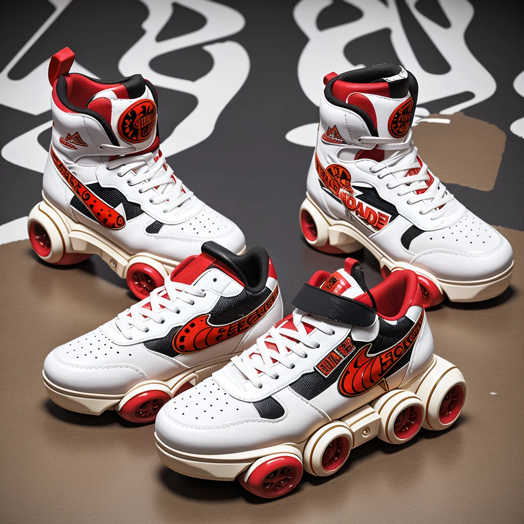 pizza-themed rollerskates