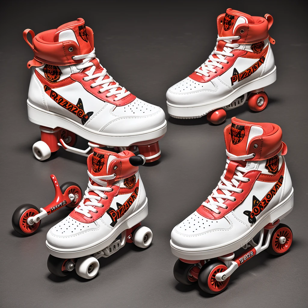 pizza-themed rollerskates
