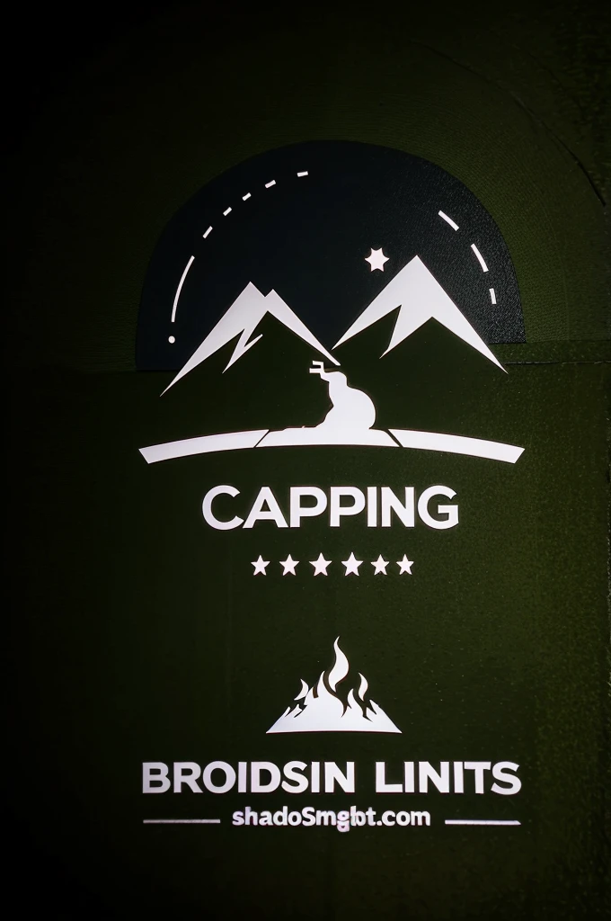 Camping logo no background