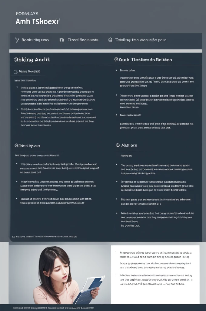 Create ebook talking about anxiety and depression 10 pages
