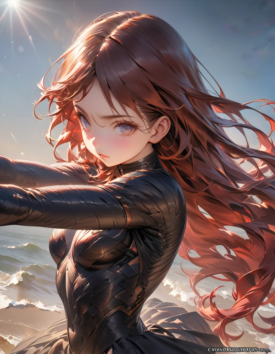 Detailed description woman(Masseter muscle area, high quality, Mysterious, Beautiful and beautiful, Ideal body proportions, Official image art, Impressionism), (Ultra-high resolution, 8k RAW photos, Photorealistic, Natural light, Textile Shading),