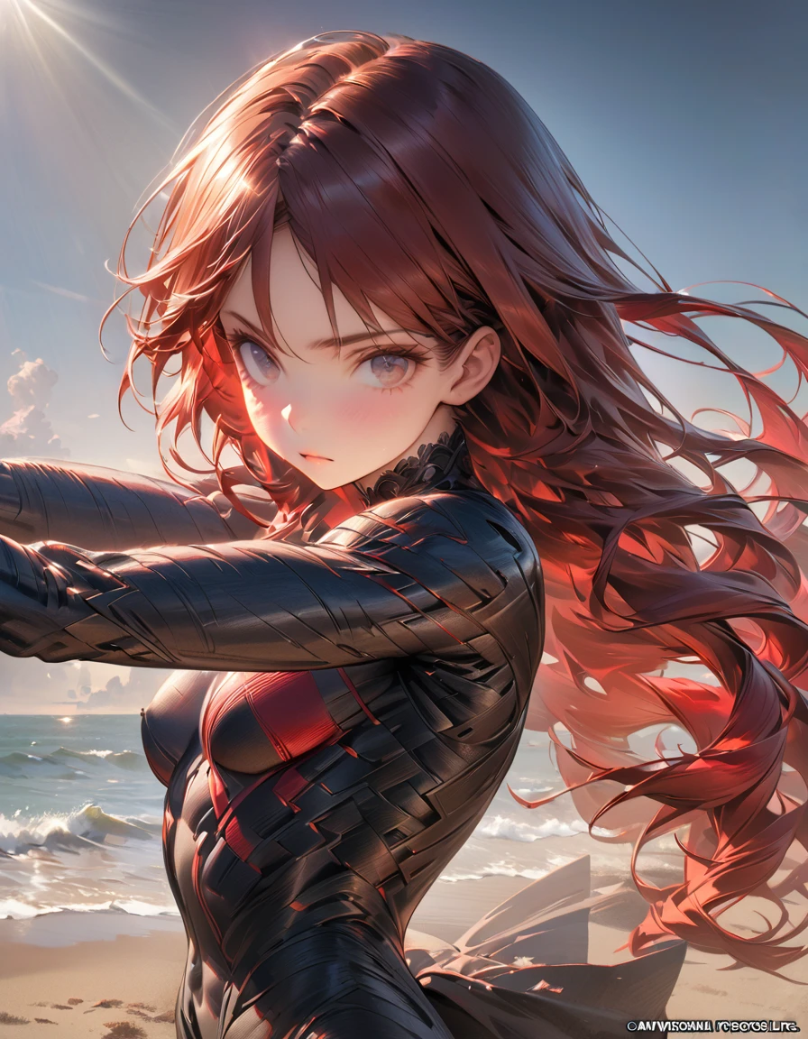 Detailed description woman(Masseter muscle area, high quality, Mysterious, Beautiful and beautiful, Ideal body proportions, Official image art, Impressionism), (Ultra-high resolution, 8k RAW photos, Photorealistic, Natural light, Textile Shading),