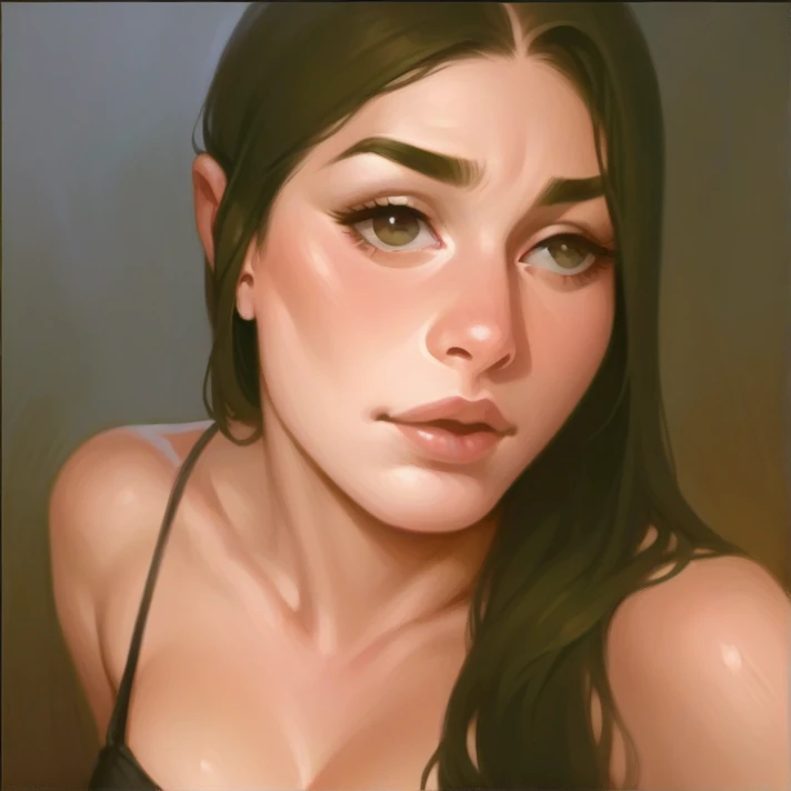 brunette woman
