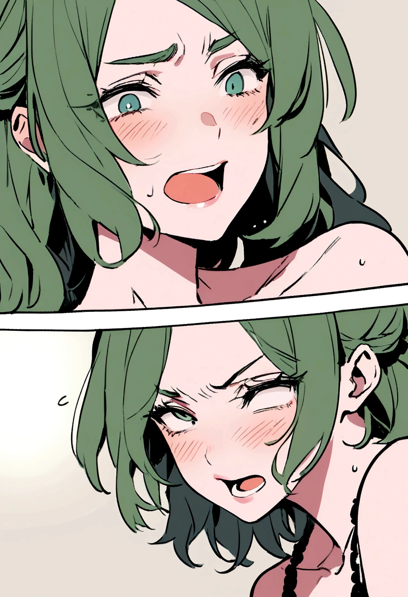 masterpiece, best quality, 1girl, ((solo)), animegirl, wearing Bikini, tatsumaki, green hair, green eyes,  tentacles, Anal Sex, tentacles going in her vagina and ass, ass expansion, nearly unconsious, in her mouthful of tentacles, realistic hentai art, deepthroat, blowjob, oral, fellatio, realistic Body, cum in mouth, bukkake, hentai, gagging, choking, crying with eyes open, eyes half open, dizzy, almost fainted, eyes rolling up, tentacles in her throat, throat bulge, painful eyes, defiled, humiliated, saliva, eyes rolling up, 