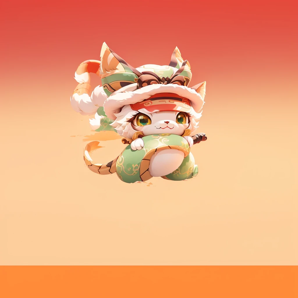 there is a cartoon character of Snake in a hat on, Cute little snake, Cute numbers, Lovely and detailed digital art, Cute monster character design, Snake in a hat, Inspired by Pu Hua, Official illustration of anthropomorphic snake, Official character illustrations, Cute numbers艺术, Lovely characters, Ashura,From Chinese mythology, Chinese snake, mascot