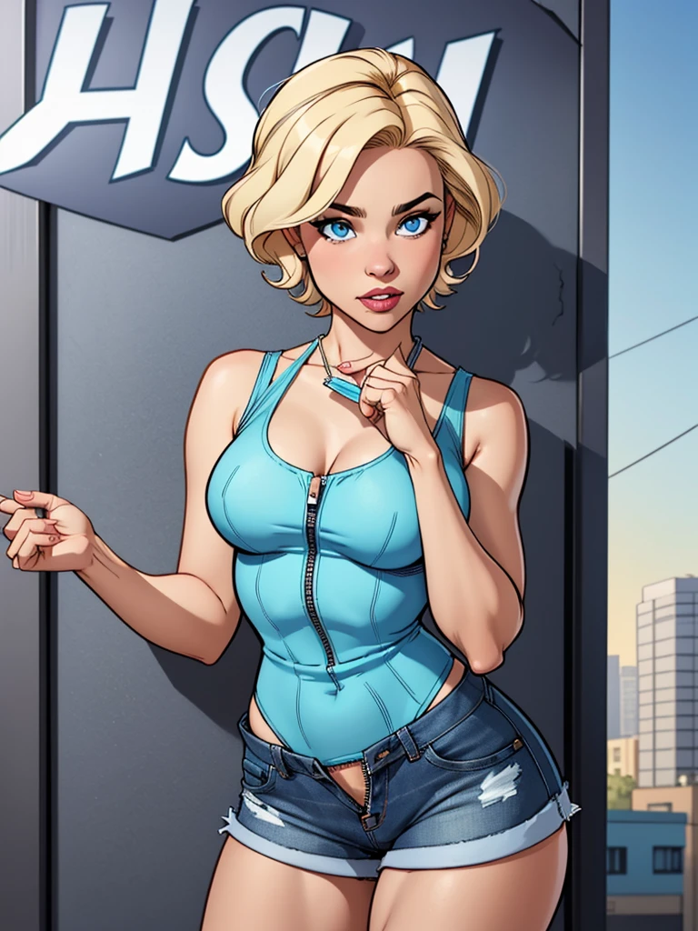 score_9, score_8_up, score_8_up, source_cartoon, detailed soft lighting,1girl, (short hair Gwen Stacy, female:1.0), cleavage, sexy thicc thighs, 1boy, (Miles Morales, male:1.1), sex, penetration, fellatio, New York rooftop, beautiful eyes, open eyes, (masterpiece, best quality, highly detailed, beautiful).