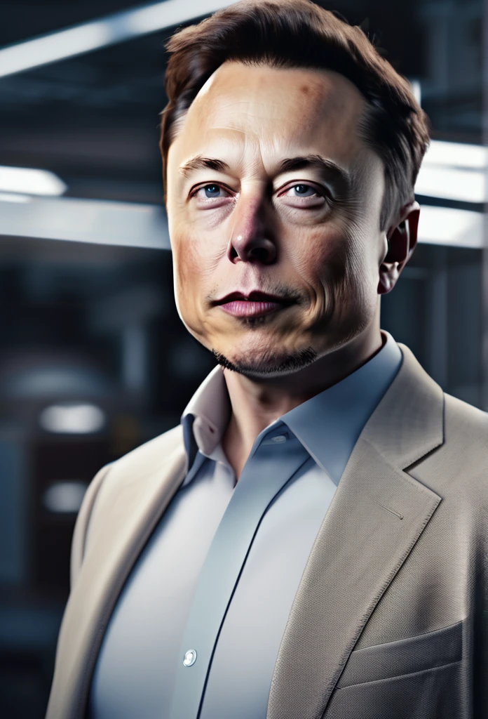 young elon musk professor realistic, facing camera, cinematic, photographer, 8k