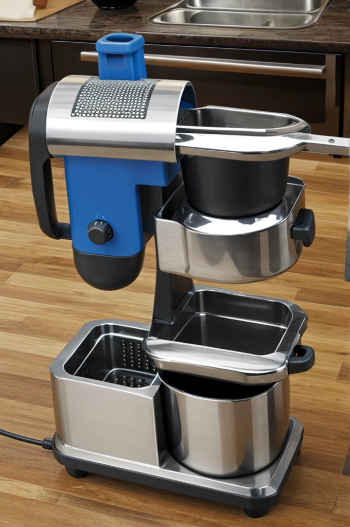 Domestic electric steel grater