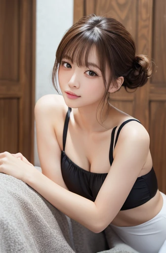 masterpiece:1.3), (8K, Realistic, RAW Photos, Best image quality: 1.4), Japanese women、(Random Hairstyles:1.2)、Highly detailed face、Attention to detail、double eyelid、Beautiful woman:1.4、Light brown hair、Highest quality、masterpiece、Ultra-high resolution、(Realistic:1.4)、Detailed and professionally lit smiles、Loose、thin、Shorthair、Deadly position、skirt、sexy、Swimwear、
