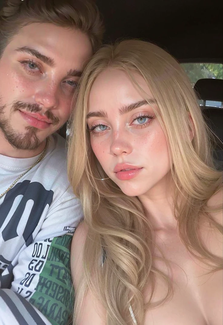 Arafed woman with blonde hair., Portrait of Vanessa Rhd, 2 4 year old female model, 18 years, Violet Myers, Angelina Stroganova, bella poarch, anastasia ovchinnikova, Instagram Template, Kailee Mandel, taken in the early 2020s