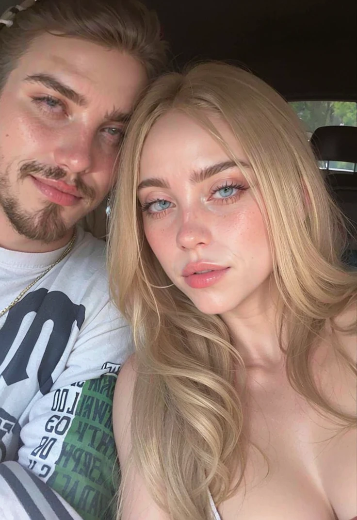 Arafed woman with blonde hair., Portrait of Vanessa Rhd, 2 4 year old female model, 18 years, Violet Myers, Angelina Stroganova, bella poarch, anastasia ovchinnikova, Instagram Template, Kailee Mandel, taken in the early 2020s
