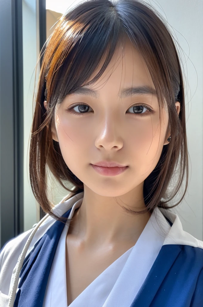 ((Highest quality)), ((masterpiece)), (detailed),Perfect Face,Japanese,Female doctor,White