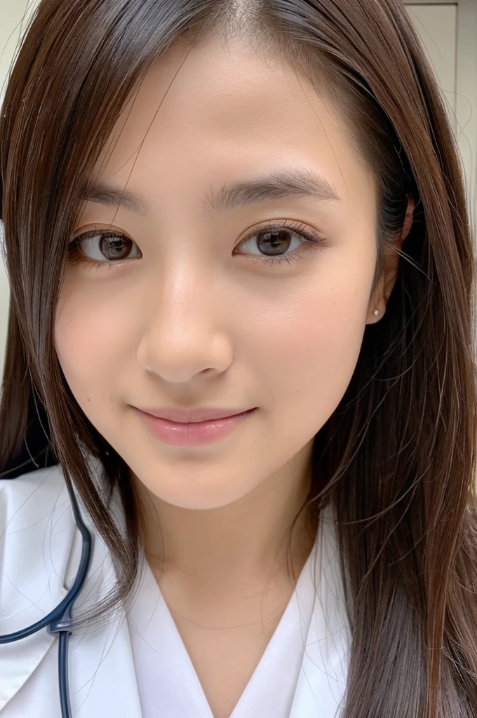 ((Highest quality)), ((masterpiece)), (detailed),Perfect Face,Japanese,Female doctor,White