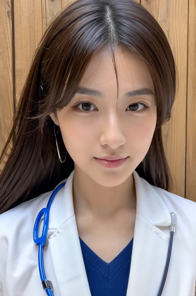 ((Highest quality)), ((masterpiece)), (detailed),Perfect Face,Japanese,Female doctor,White