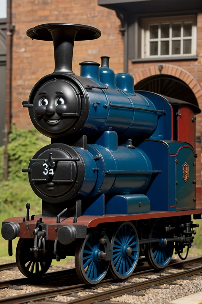 Thomas Is A Blue LBSCR E2 Tank Engine With A Number 1 On His Side Who 