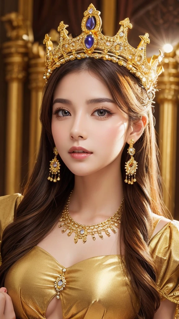 Goddess　gold　gorgeous　crown