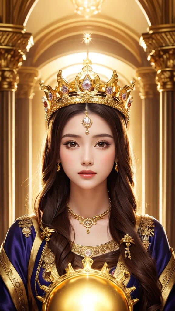 Goddess gold Gorgeous background crown