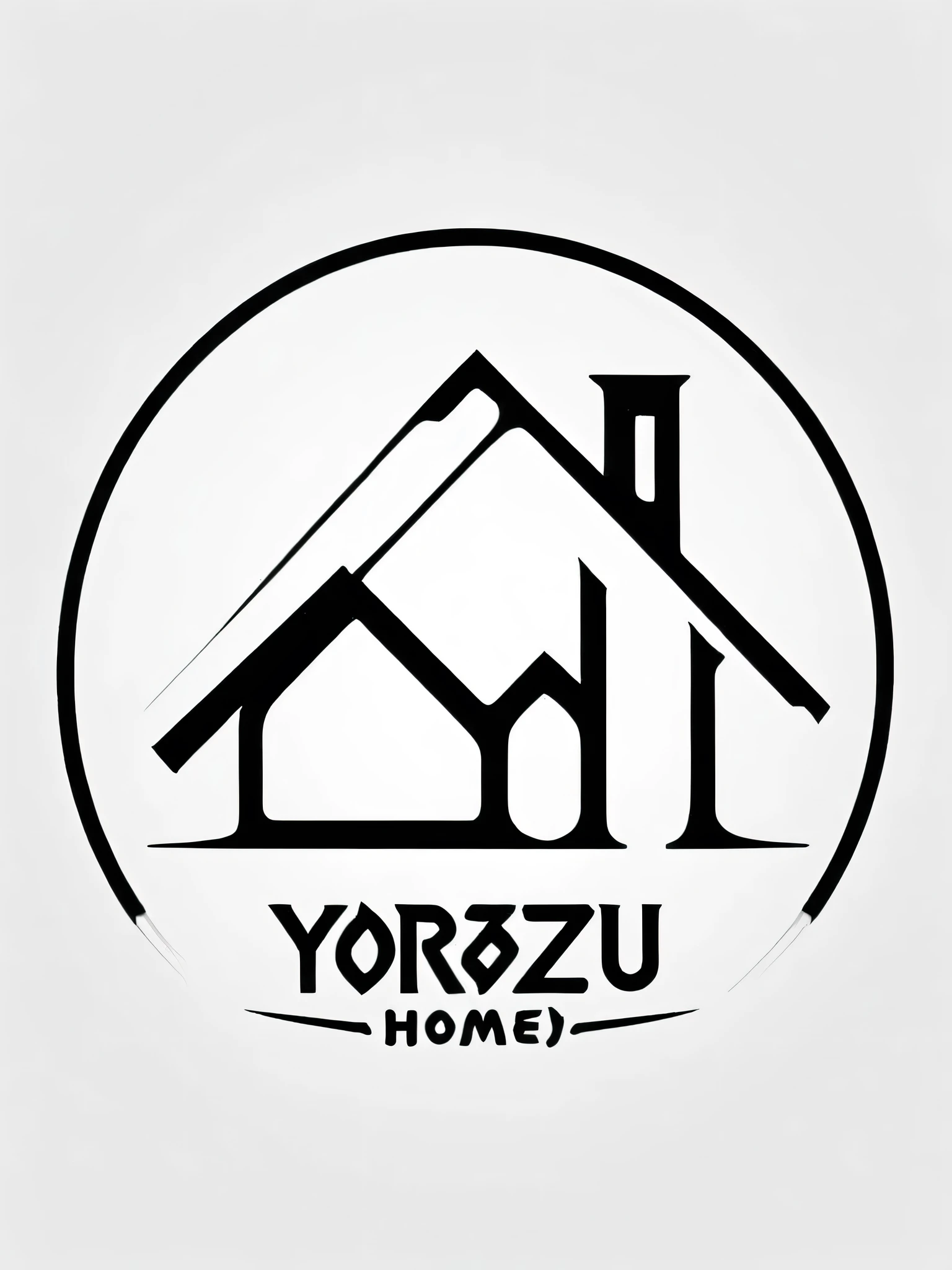 construction company logo
The company name is YOROZU HOME
It's a cool emblem,
Monotone slightly harmonious design
Make sure to insert the letter "YOROZU HOME" somewhere on the emblem
The background is white
