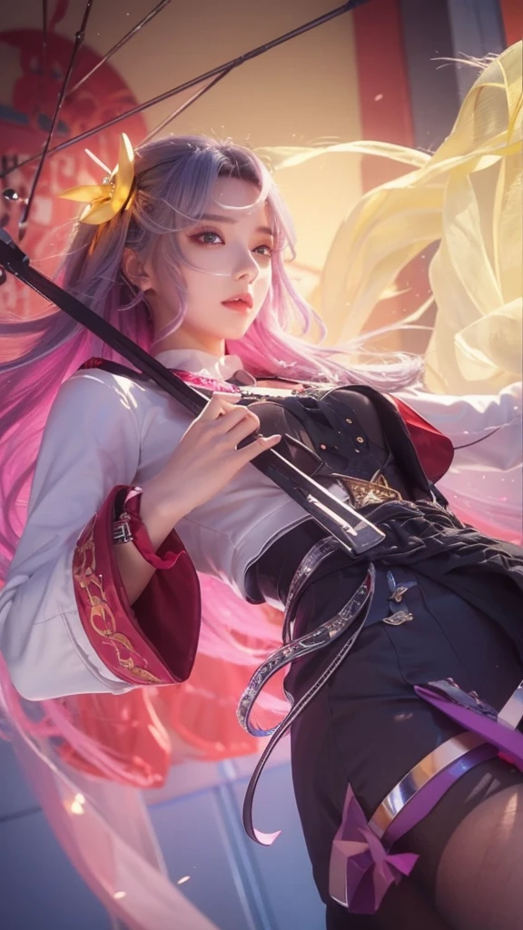 masterpiece, best quality, 1girl, elaina_(majo_no_tabitabi), silver hair, purple eyes, long hair,