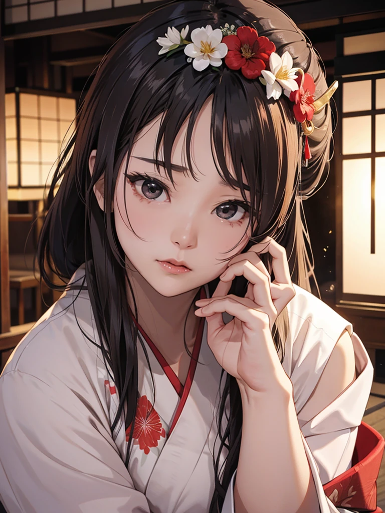Facial　Blowjob Pose　Married Woman　Japanese style　kimono