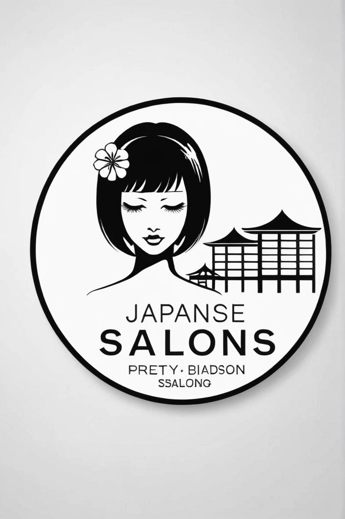 Logos of Japanese beauty salons
Pretty cool
Modern Design
The background is white