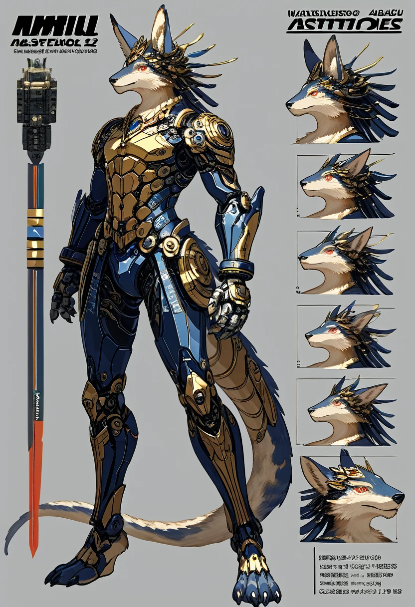 ((masterpiece)), (ultra detailed), (best quality), detailed background, (style of Science Fiction), (concept art, character sheet), game package, absurdres(highly detailed beautiful face and eyes)perfect anatomy(angelic handsome boy, kemono, child)(furry anthro),