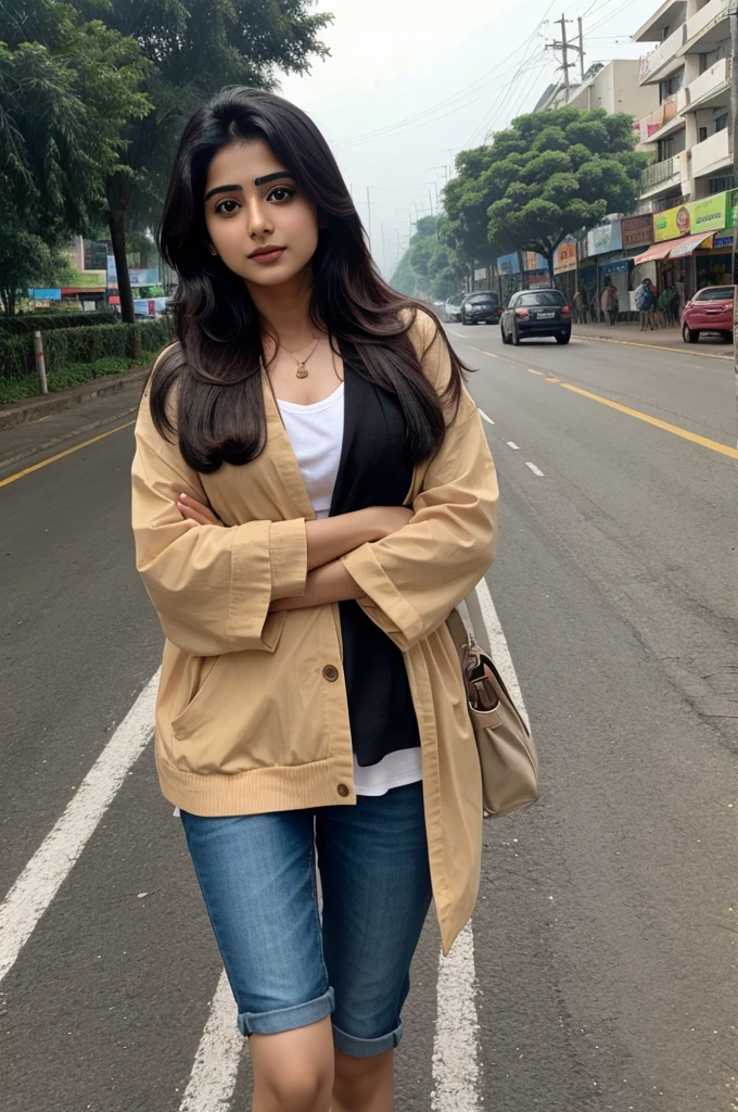 Create jahnvi kapoor on road