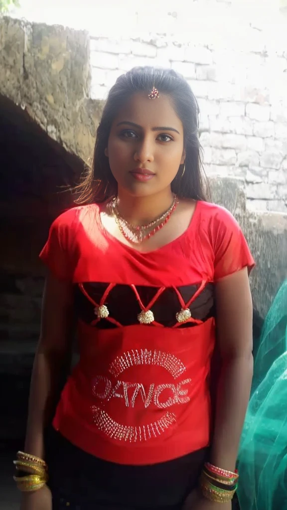 (((desi girl))), chubby face, natural skin, wearing stunning bridal saree, charming black hair, ((hair ends are blonde)), greenary village background, bokeh,red panty,sexy pose,novel showing,wide hips,big ,super figure,hot looks.