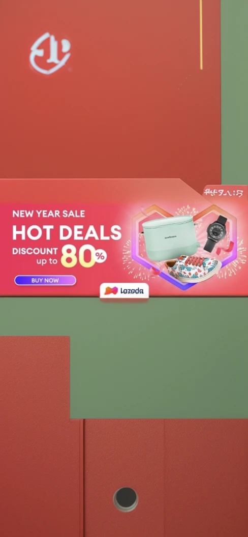 Festive、electronic product、red